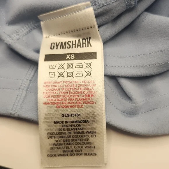 Gymshark Whitney Simmons  Edition Ladies Athleisure Shorts Blue High Waist 💙 - Picture 6 of 6